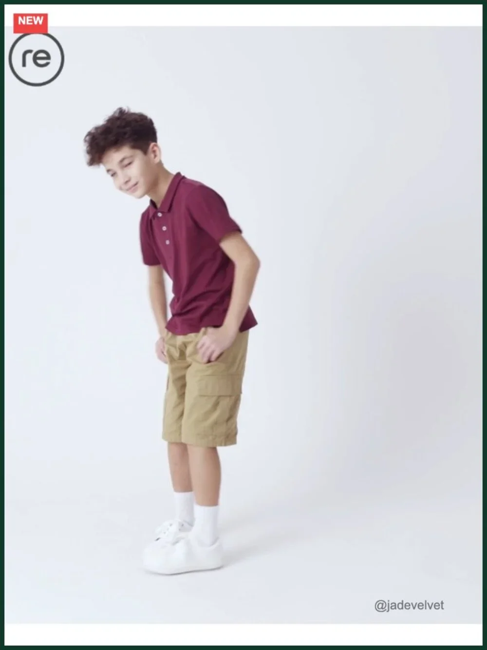 3-Pack Boys' Short Sleeve Jersey Cotton Polo Shirts Uniform Youth Dress Shirt